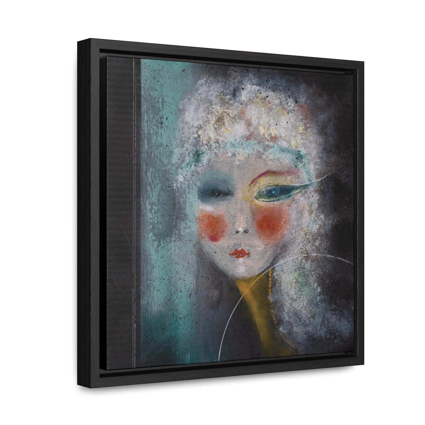 Empowering Asian-Inspired Art - 'Let Me Be Me' by Asia Popinska - Unique Woman's Portrait on Floating Gallery Canvas