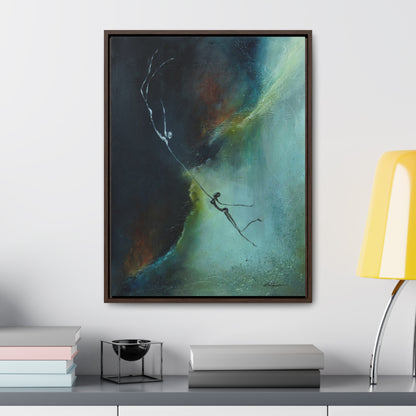 Connection Through Exploration - Reproduction of an Original Gallery Wrapped Canvas Print, Asia Popinska