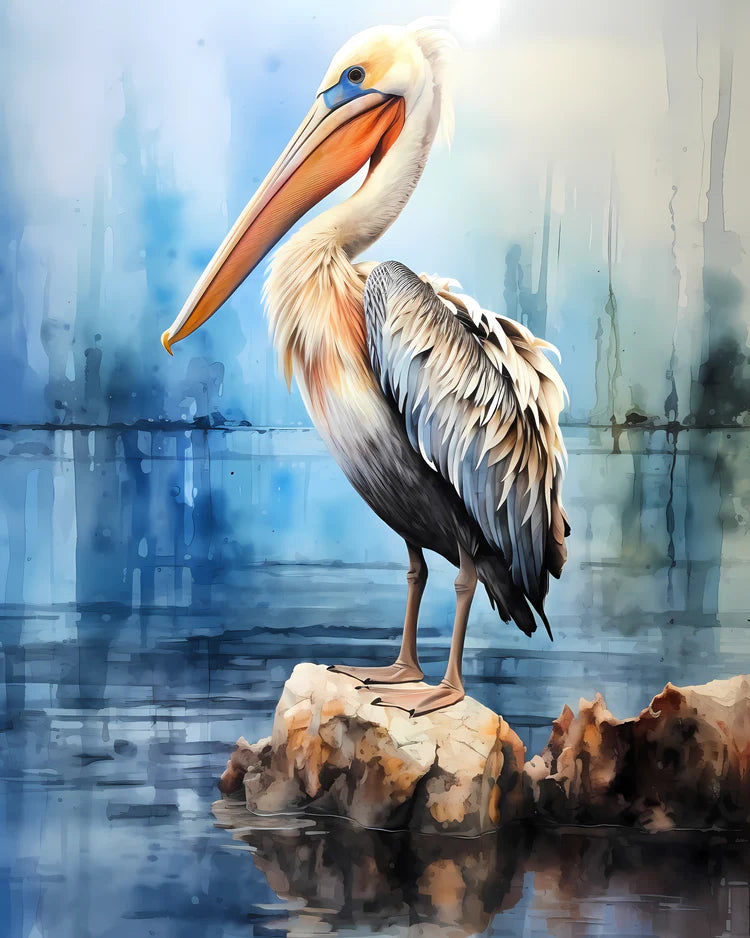 Pelican WaterColor Wall Art