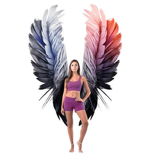 24 Enchanted Complimentary Color Wings - Ethereal Angelic Backgrounds