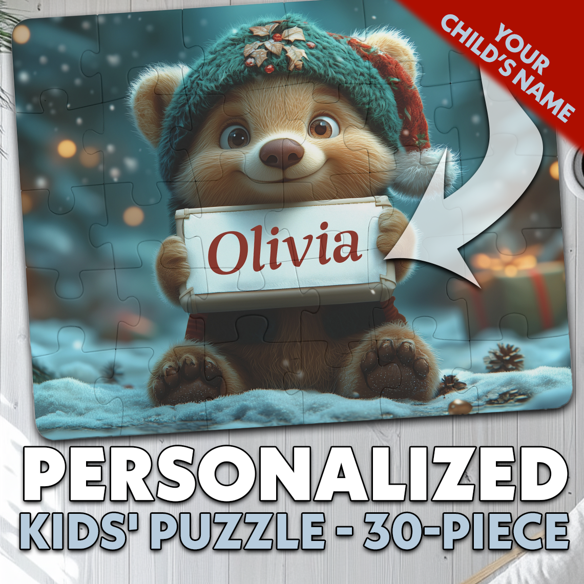 Christmas Gift Idea, Holiday Puzzles