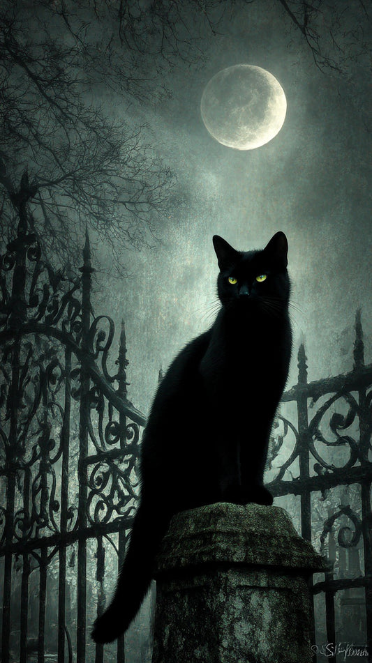 Free Gothic iPhone Backgrounds – Dark Wallpapers for Your Screen - Metal Wall Art Print