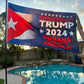 Trump 2024 Flag - Cubans Stand with America