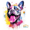 Pet-friendly wall art featuring a lovable French Bulldog