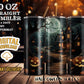 Spooky Haunted House Tumbler Wrap - 20 oz skinny tumbler Digital Download