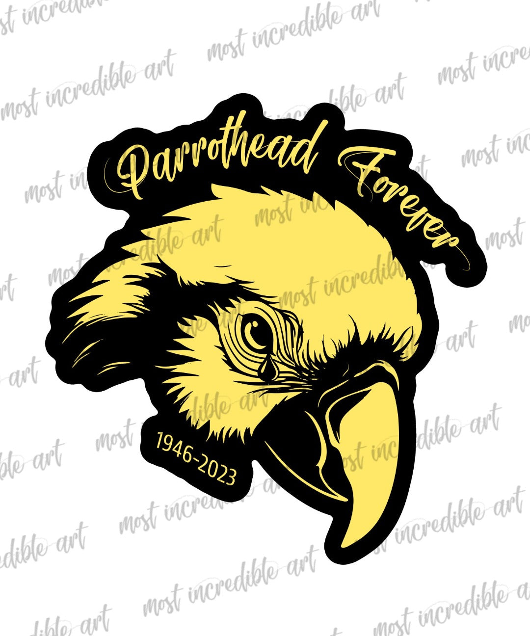 Jimmy Buffett Stickers - Parrotheads Forever Decal