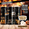 Halloween 20 oz Skinny Tumbler Wrap Sublimation Design | Download PNG