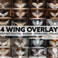 24 Enchanted Celestial Wings - Ethereal Angelic Backgrounds