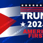 Trump 2024 Flag America First Cuban Flag, 60"x36"