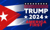 Trump 2024 Flag America First Cuban Flag, 60"x36"