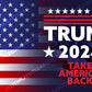 Trump 2024 Flag - Take America Back