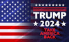 Trump 2024 Flag - Take America Back