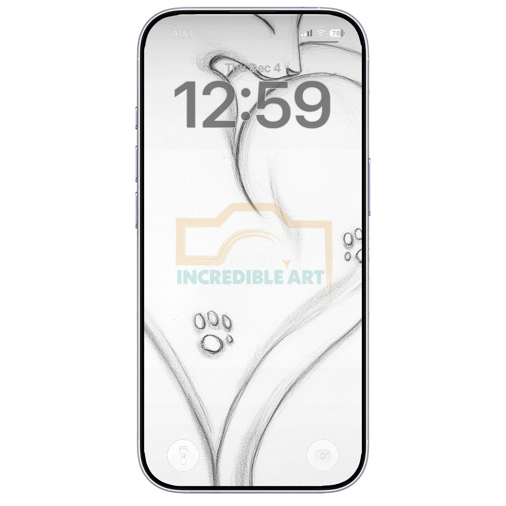 cute-animals-sketch-drawings-digital-pack-vertical-backgrounds-phone-backgrounds-digital-download