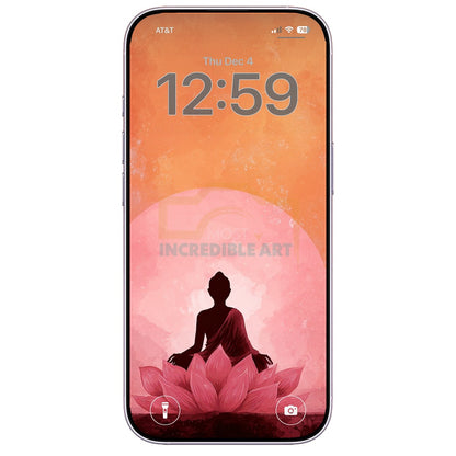 meditation-lotus-flower-buddha-digital-download-phone-backgrounds-digital-download