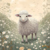 A Captivating Digital Illustration Of Cute Sheep Art I 4