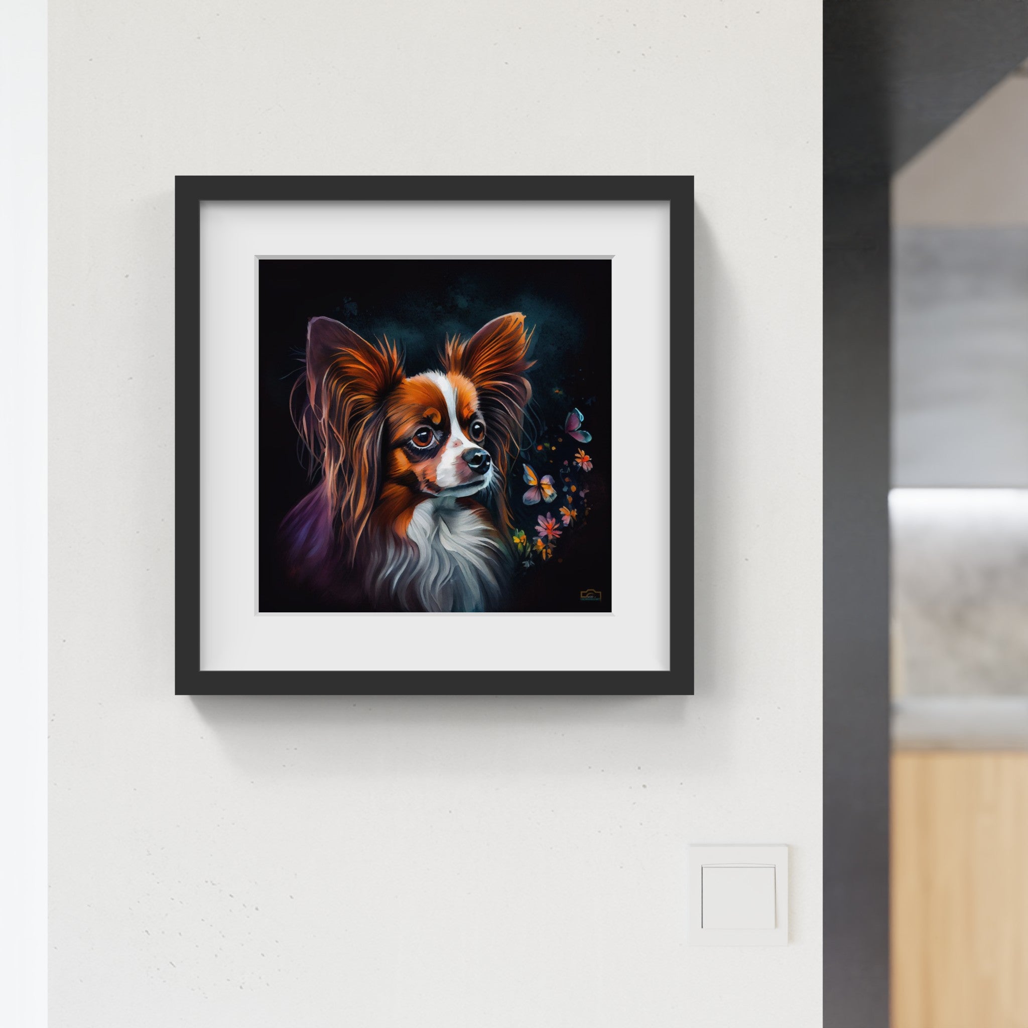 Dog Papillon available as Framed Prints, Photos, Wall Art and