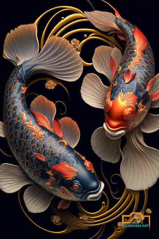Free iPhone Backgrounds - Abstract Fish Backgrounds