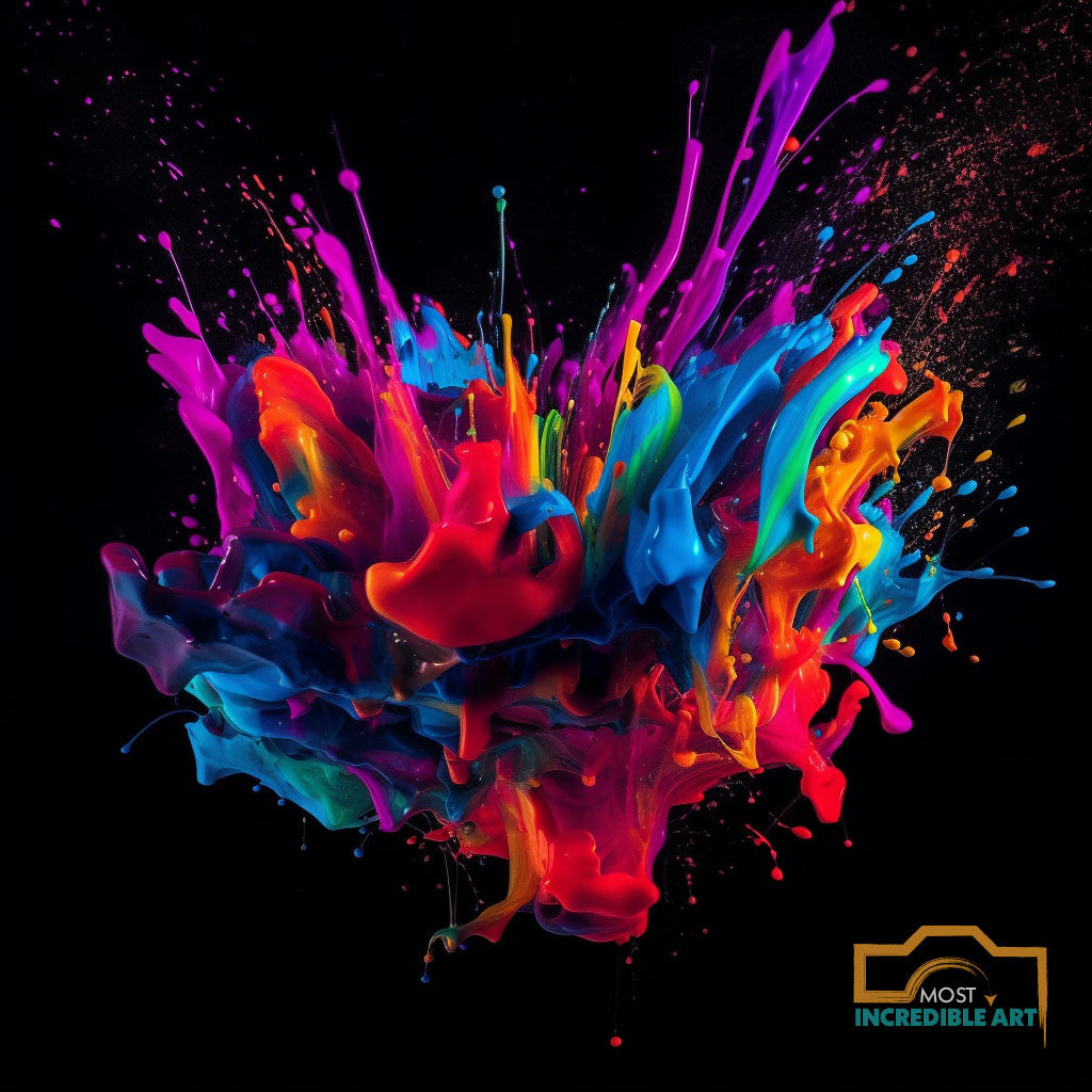 Abstract paint splash background Royalty Free Vector Image