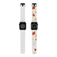 Poppy Flower Print Watch Band for Apple Watch
