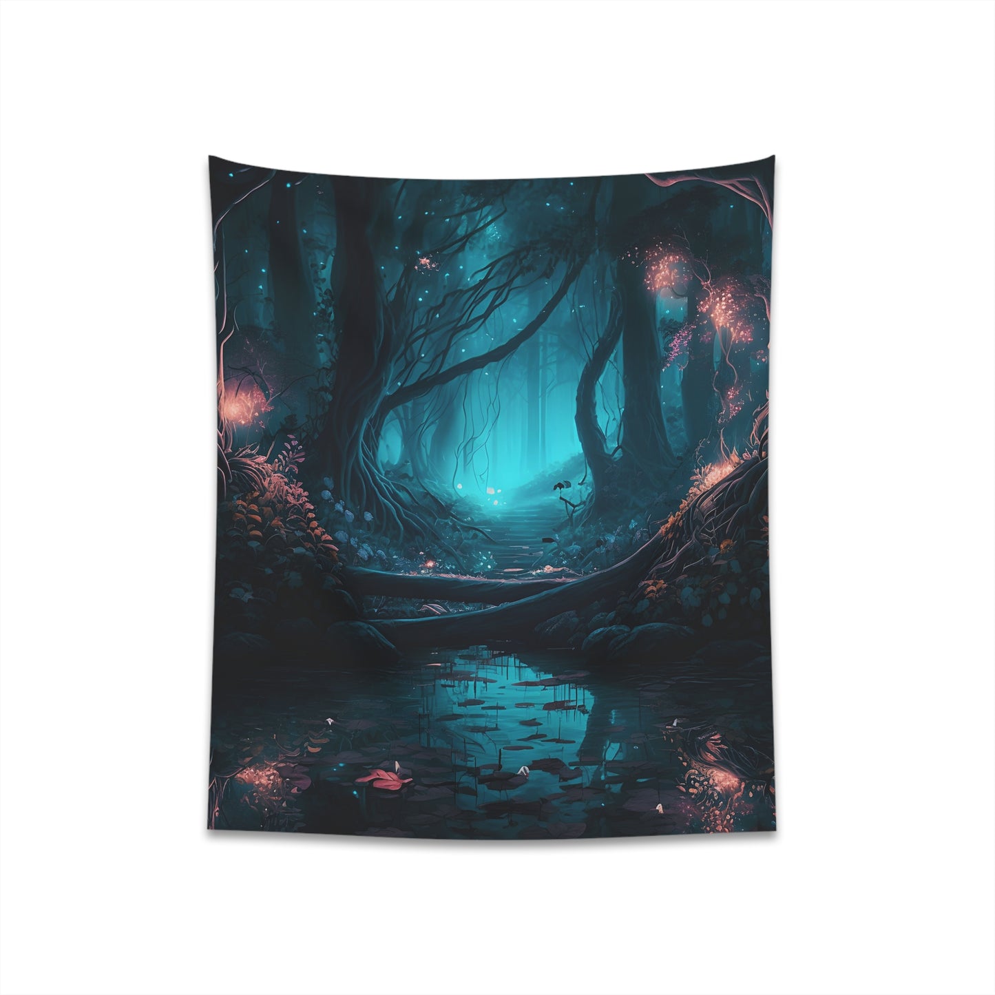 Majestic fantasy forest - Printed Wall Tapestry